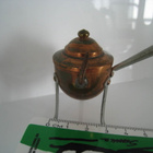 Miniatyyri kuparipannu kolmijalka vanha - pikkukuva 4