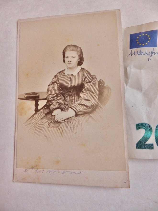 VANHA CDV Valokuva Tunnettu Henkilö? 1860l-l Helsinki