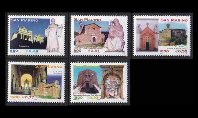 San Marino 1900-4 ** Uskonnollista taidetta (2000)