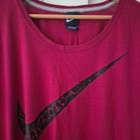 Nike viininpunainen paita / t-paita - koko L - pikkukuva 2