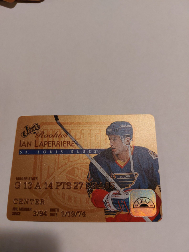1995-96 Leaf Studio Rookies #10 Ian Laperriere