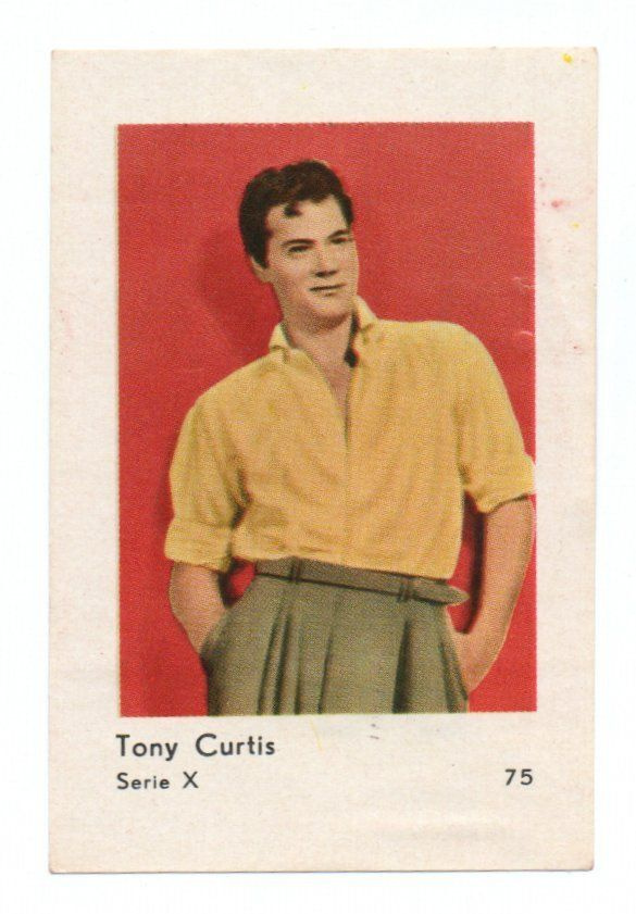 Purkkakuva Hellas Serie X n:o 75 TONY CURTIS