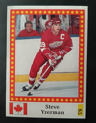 1991 Semic Mmm Marabou #65 Steve Yzerman