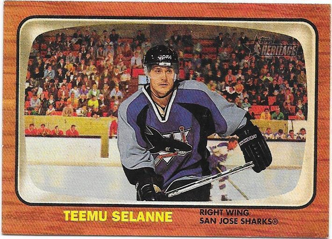 2002-03 Topps Heritage #21 Teemu Selänne San Jose Sharks