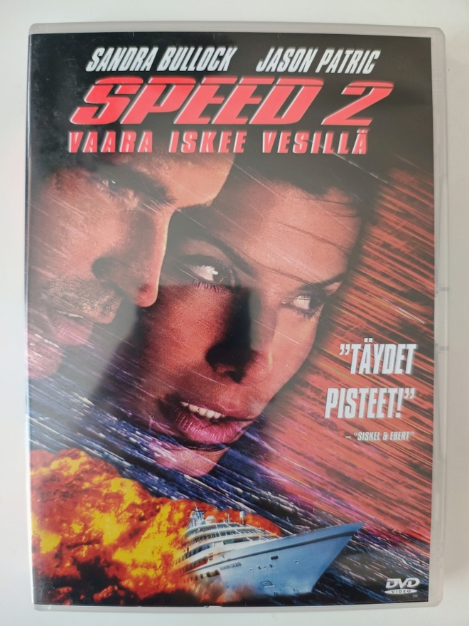 Speed 2, Vaara iskee vesillä - DVD