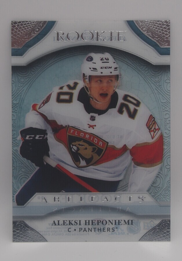 2021-22 Artifacts Clear cut rookies Aleksi Heponiemi