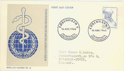 Tanska Mi 385 FDC