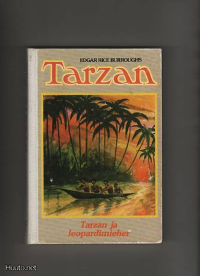 Burroughs,Edgar R:Tarzan ja leopardimiehet, KKP 1988, yvk,4p