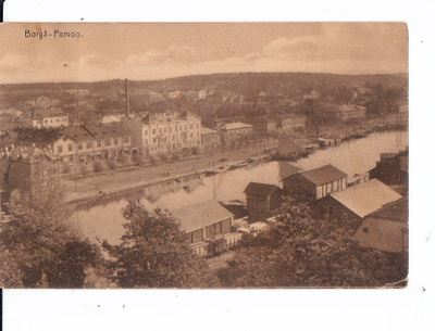 VANHA Postikortti Porvoo 1911