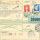 PAKETKARTE WESSELING 13.9.76 BRYSSELIIN ERIL. MERKEILLÄ LEIM - pikkukuva 1