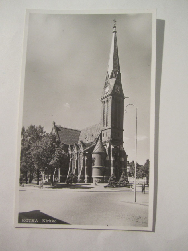 VANHA Postikortti Kotka 1950-l Alkup.Mallikappale