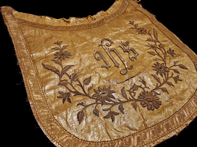 Upea ranskalainen messukasukka (Chasuble), n. 1910–1920