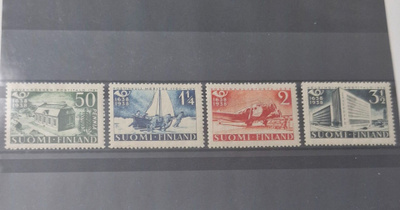 1938 POSTIN 300V. JUHLA SARJA **, LAPE 213-216