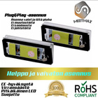 BMW E46 Sedan / Wagon LED rekisterikilven valot — kirkkaan - pikkukuva 4