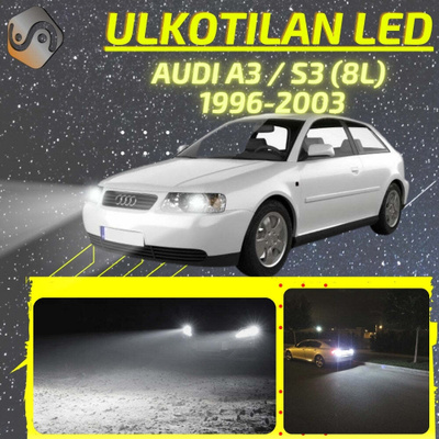 A3 / S3 (8L) 1996-2003 Ulkoiset LED -valot