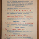 Fredric Brown: Rahaa ja tivolityttöjä, Nide 1956, 1.p. - pikkukuva 2