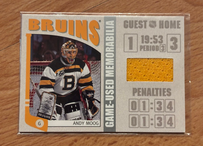 2004-05 ITG Franchises US East Memorabilia #ESM27 Andy Moog