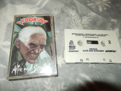 Krokus - Alive and screamin' c-kasetti