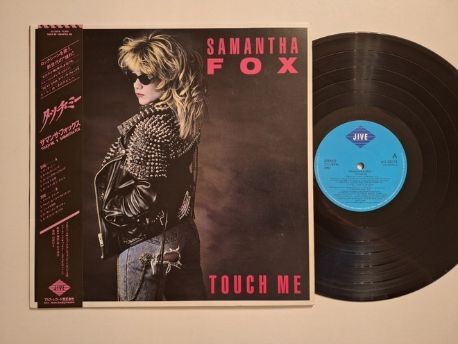 Samantha Fox Touch Me Japanilainen LP OBI + Liite