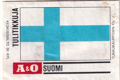 Suomi, Tulitikkuja ,  A & O      b586