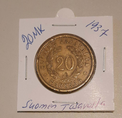 20 mk 1937 Suomen Tasavalta