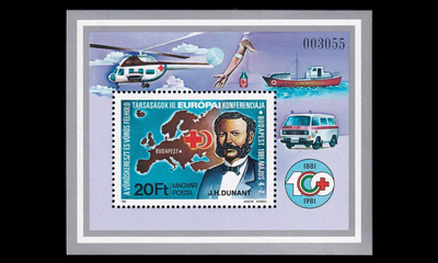 Unkari 3494BL149 ** Euroopan Punainen Risti (1981)