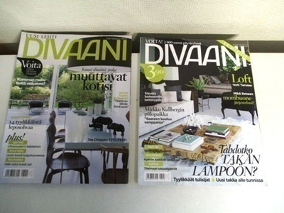 DIVAANI-lehtiä.  1,50€ kpl