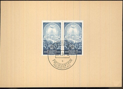 DDR Mi 424 erikoisleimakortilla