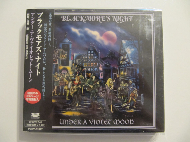 Blackmore's Night Under A Violet Moon Japanilainen CD OBI