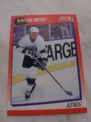 1991-92 Score Canadian Bilingual #100 Wayne Gretzky