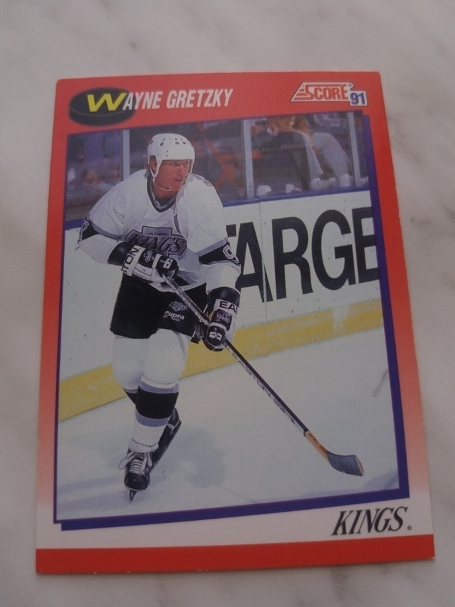 1991-92 Score Canadian Bilingual #100 Wayne Gretzky