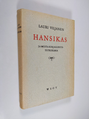 Lauri Viljanen : Hansikas ja muita kirjallisuustutkielmia