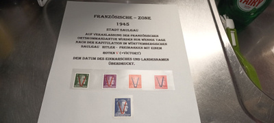 Deustchland. Französische Zone. Victory. 1945.