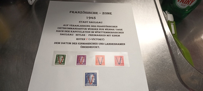 Deustchland. Französische Zone. Victory. 1945.