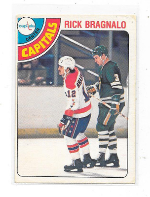 1978-79 OPC #308 Rick Bragnalo , Washington Capitals