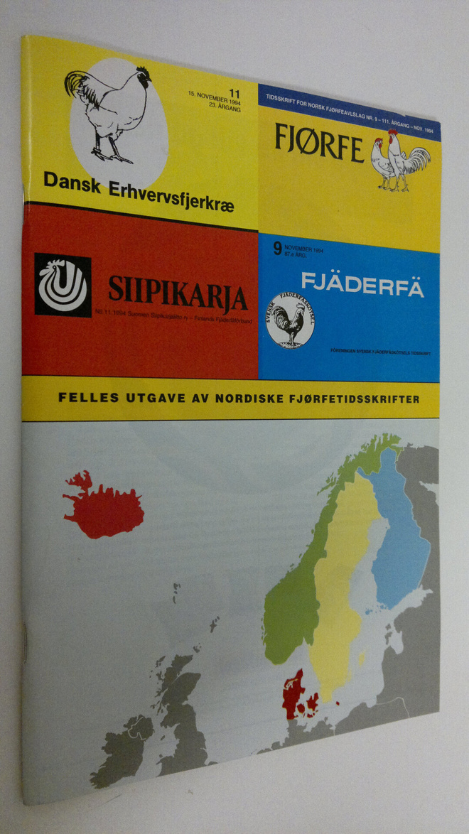 Dansk Erhvervsfjerkrae - 11/1994 23. argang ; Siipikarja ...