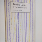 Henry R. Rollin : Festina Lente - A Psychiatric Odyssey - pikkukuva 1