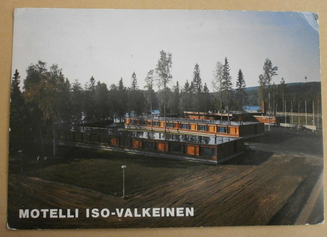 Kuopio, motelli Iso-Valkeinen, väripk, p. 1981