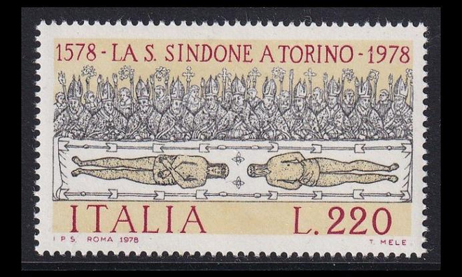 Italia 1623 ** Pyhän käärinliinan siirto Torinoon 400v (1