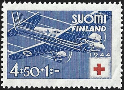 1944 Punainen Risti 4:50 + 1 mk **  LaPe 281