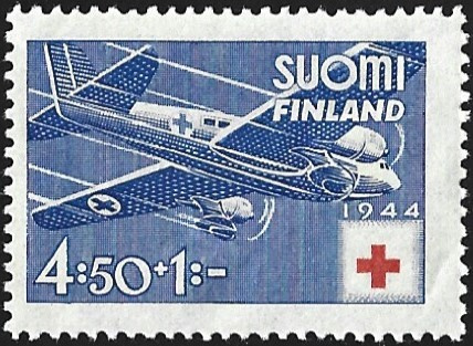 1944 Punainen Risti 4:50 + 1 mk **  LaPe 281
