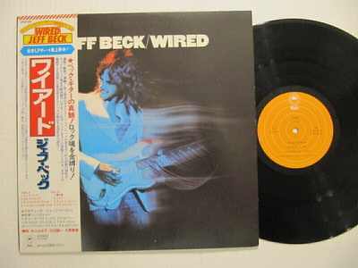 Jeff Beck Wired Japanilainen LP OBI