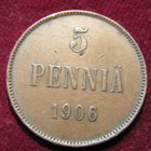 5 penniä 1906 - pikkukuva 1