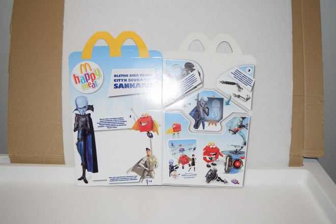 Mcdonalds's Happy meal laatikko megamind