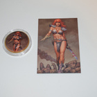 Red sonja 50 anniversary gold coin - pikkukuva 1