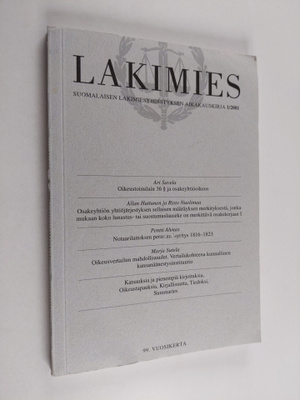 Lakimies : Suomalaisen lakimiesyhdistyksen aikakauskirja ...