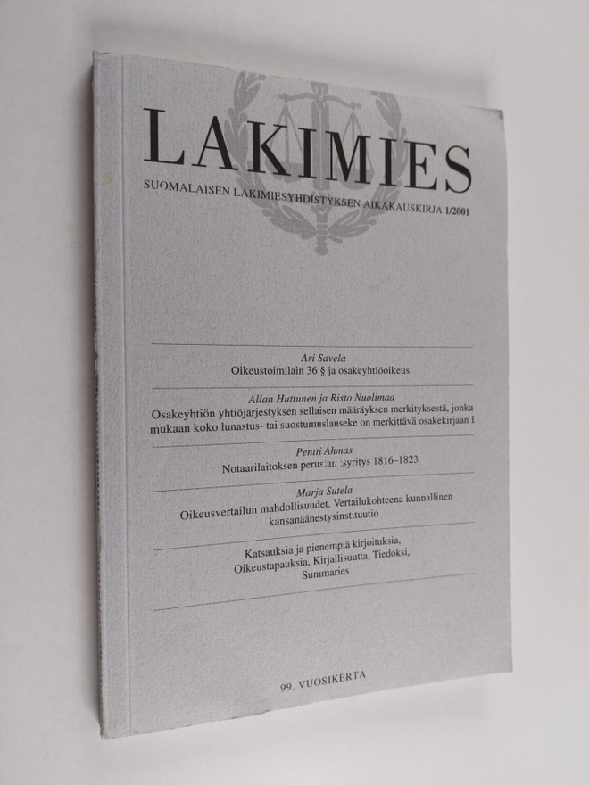 Lakimies : Suomalaisen lakimiesyhdistyksen aikakauskirja ...