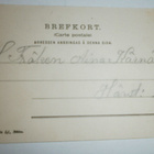 Mariefred, järvimaisemaa ja kirkko, vanha väripk, k. 1900-l. - pikkukuva 2