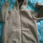 Devided-Beige pörröinen karva huppari koko 42 M - pikkukuva 1