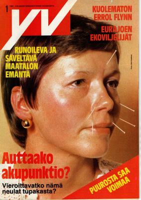 YV n:o 1 1981 Akupunktiolla irti tupakasta. Parikkalan Aini.